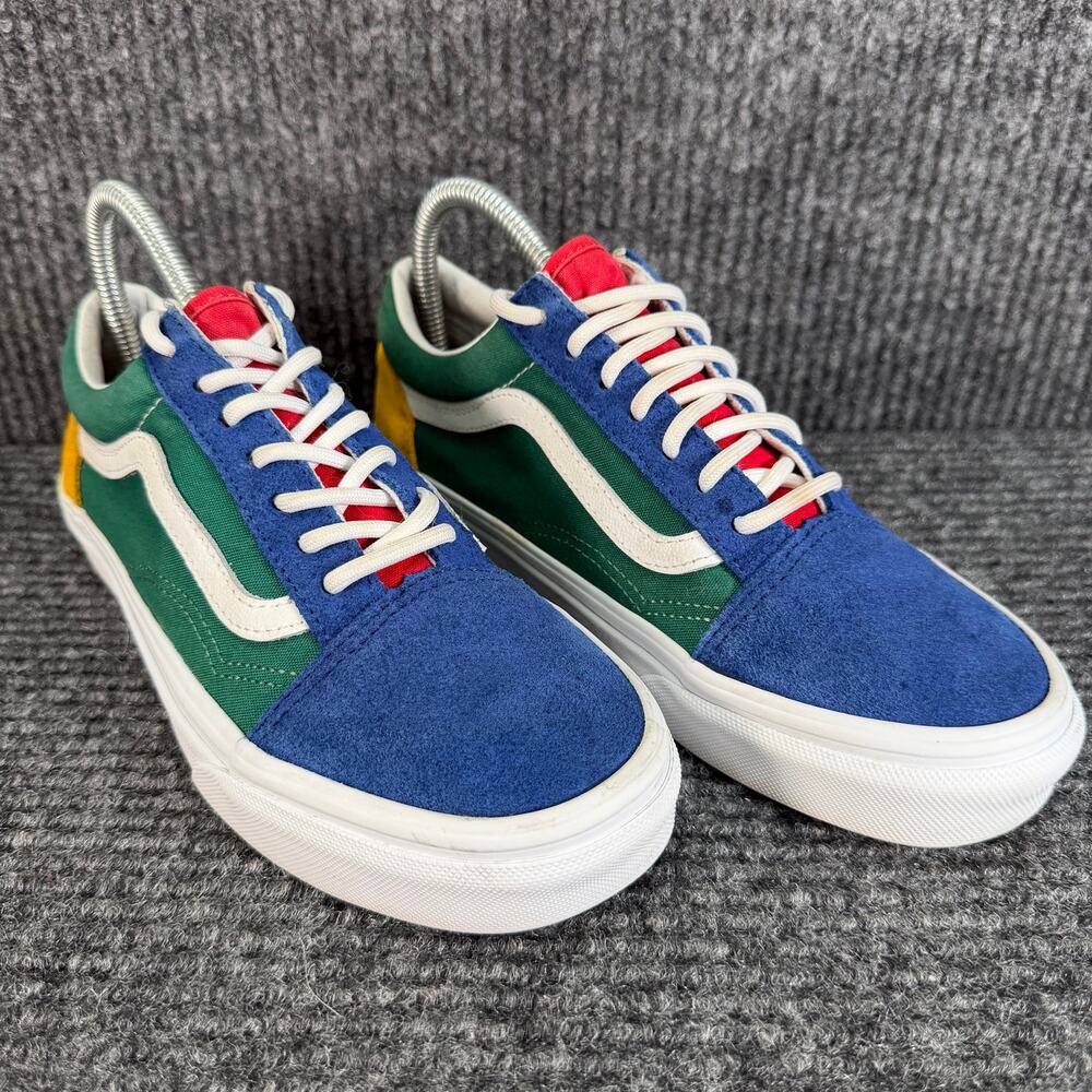 Vans Old Skool Men's 6 Women's 7.5 Multicolor Suede Colorblock Sneakers